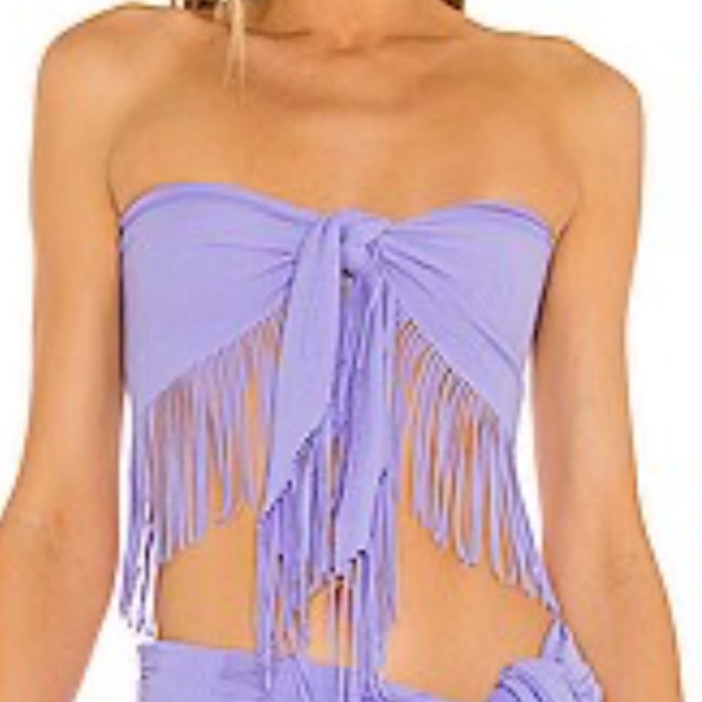 Beach Bunny - Haute Summer bandeau tie top